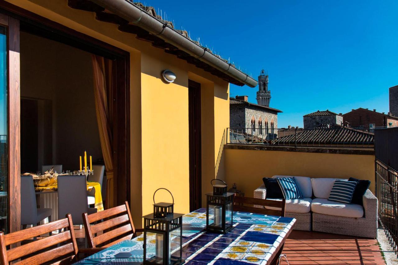 شقة La Terrazza Sul Duomo سيينا المظهر الخارجي الصورة